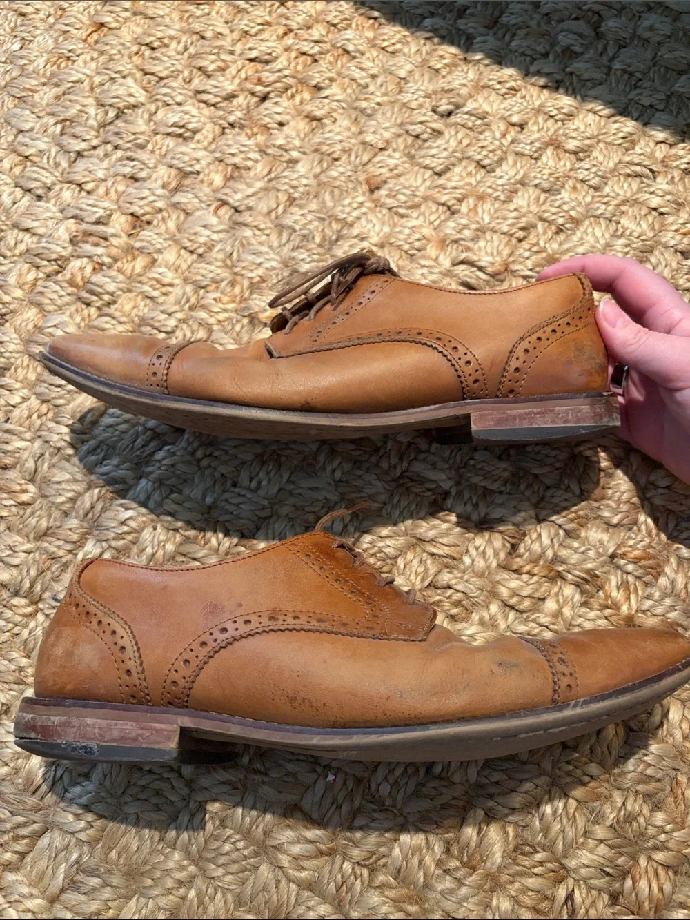 Florsheim Marino Cap Toe Oxford — Saddle Tan